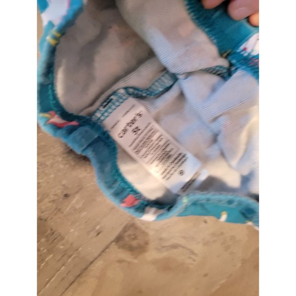 Carter's blue youth pants santa unicorn candy cane xmas tree presents - Picture 3 of 4